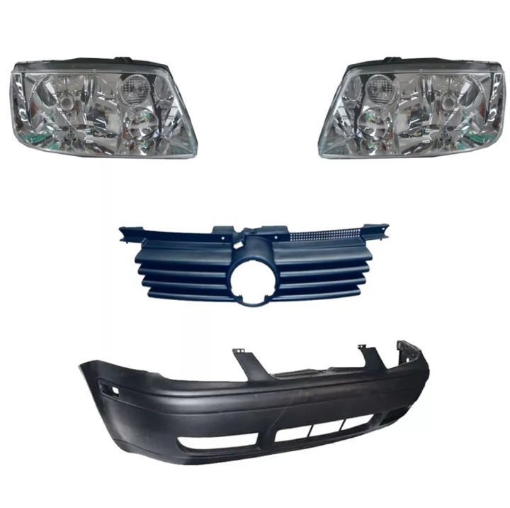 Foto 1 | Paquete Jetta A4 Fascia Delantera, Faros Y Parrilla