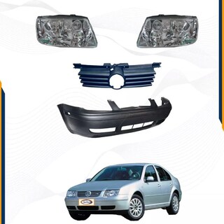 Foto 2 | Paquete Jetta A4 Fascia Delantera, Faros Y Parrilla