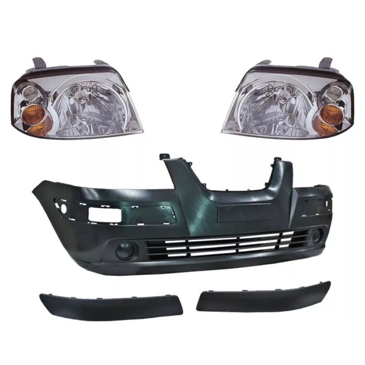 Foto 2 pulgar | Kit Chrysler Atos 05 06 07 08 09 10 11 12 Fascia Del Y Faros