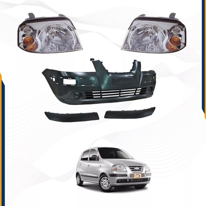 Foto 3 pulgar | Kit Chrysler Atos 05 06 07 08 09 10 11 12 Fascia Del Y Faros