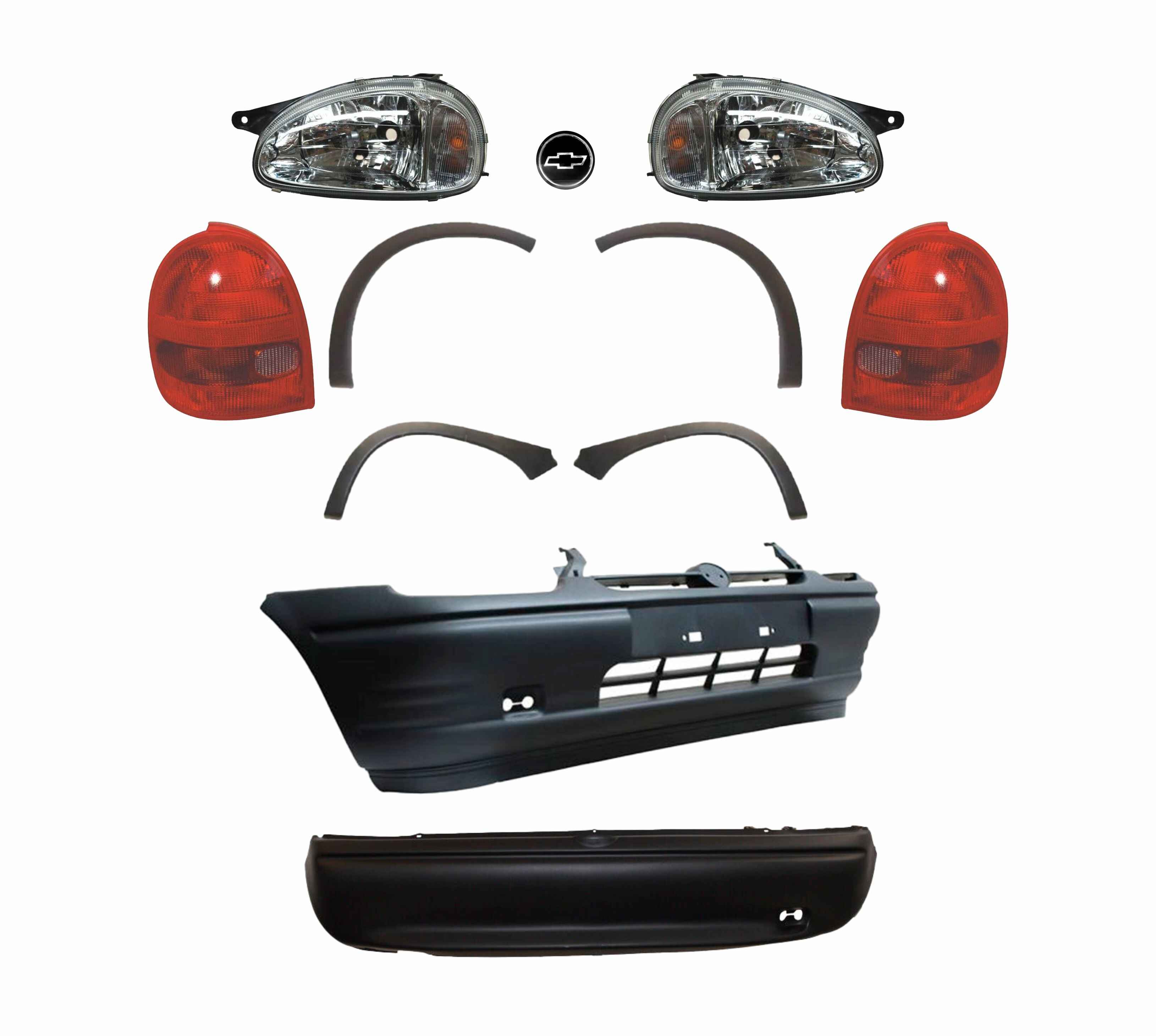 Fascia Del Y Tras Chevy 94 -00 Completas Con Cantoneras