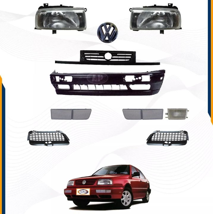 Foto 3 pulgar | Kit Jetta A3 93 - 98 Fascia Faros Cuartos Y Parrillas