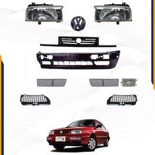 Foto 2 | Kit Jetta A3 93 - 98 Fascia Faros Cuartos Y Parrillas