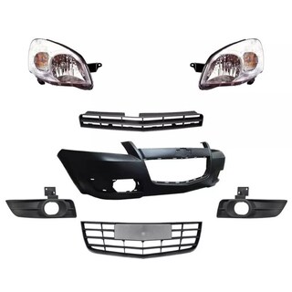 Foto 1 | Kit Chevy C3 09 - 12 Fascia Faros Y Parrillas Completas Tyc