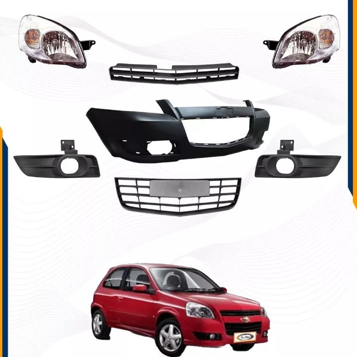 Foto 3 pulgar | Kit Chevy C3 09 - 12 Fascia Faros Y Parrillas Completas Tyc