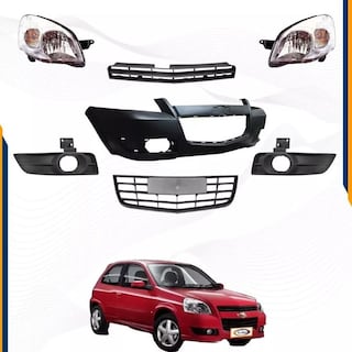 Foto 2 | Kit Chevy C3 09 - 12 Fascia Faros Y Parrillas Completas Tyc