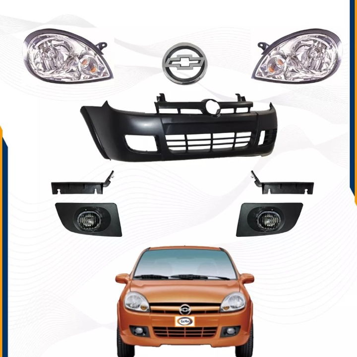 Foto 3 pulgar | Kit Fascia Chevy Y Faros , Neblineros Emblema Y Guias 04-08