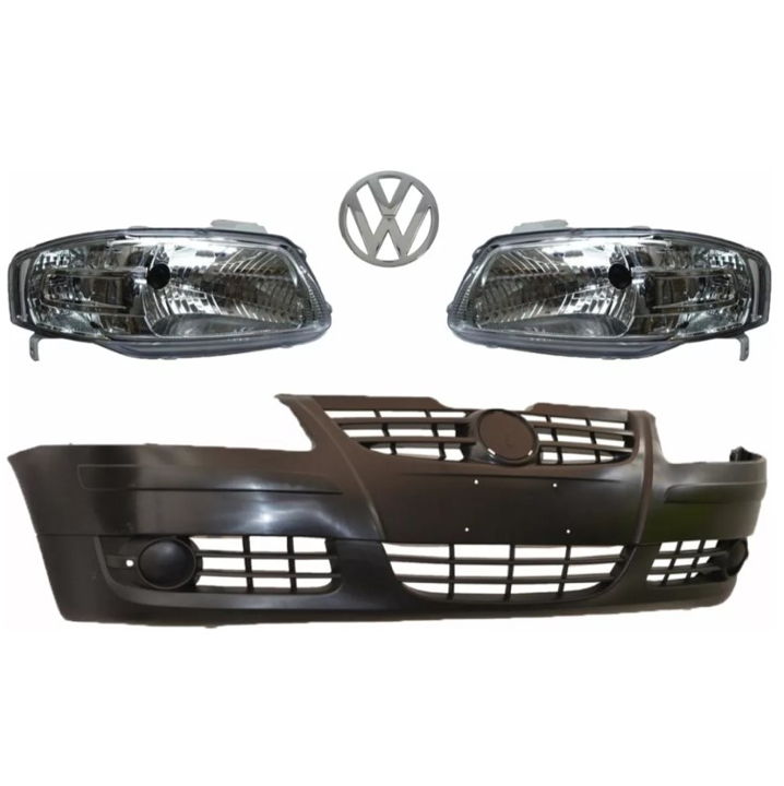 Fascia Delantera Pointer 06 07 08 09 10 11 Con Faros Y Logo