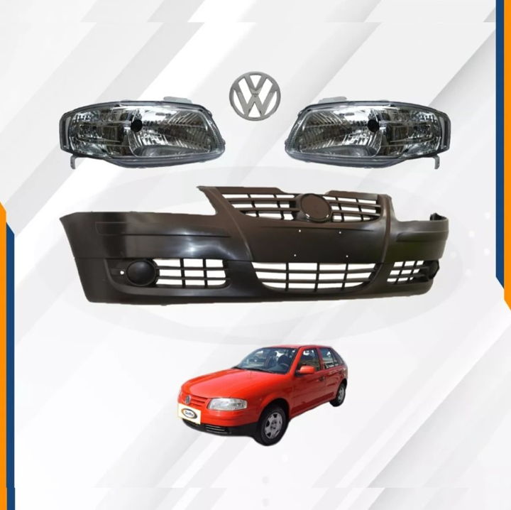 Foto 2 | Fascia Delantera Pointer 06 07 08 09 10 11 Con Faros Y Logo