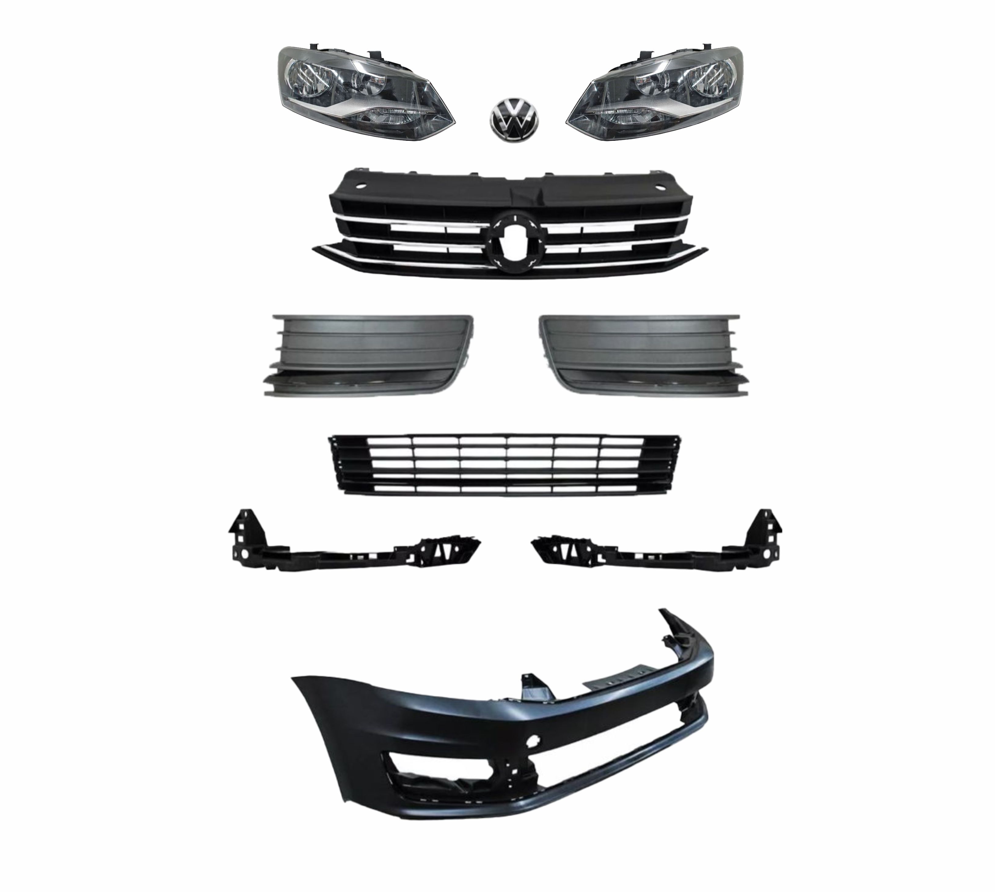Fascia Del Vento 16 17 18 19 20 Completa Con Parrilla Y Faros