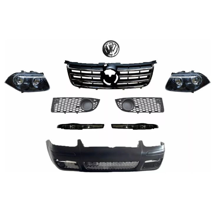 Fascia Jetta Clasico 08-15 Rejillas Faros Y Parrillas Negros