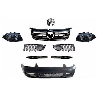 Foto 1 | Fascia Jetta Clasico 08-15 Rejillas Faros Y Parrillas Negros