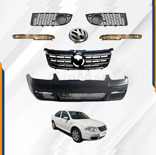 Foto 2 | Fascia Jetta Clasico 08 - 16 Con Parrilla Emblema Y Rejillas