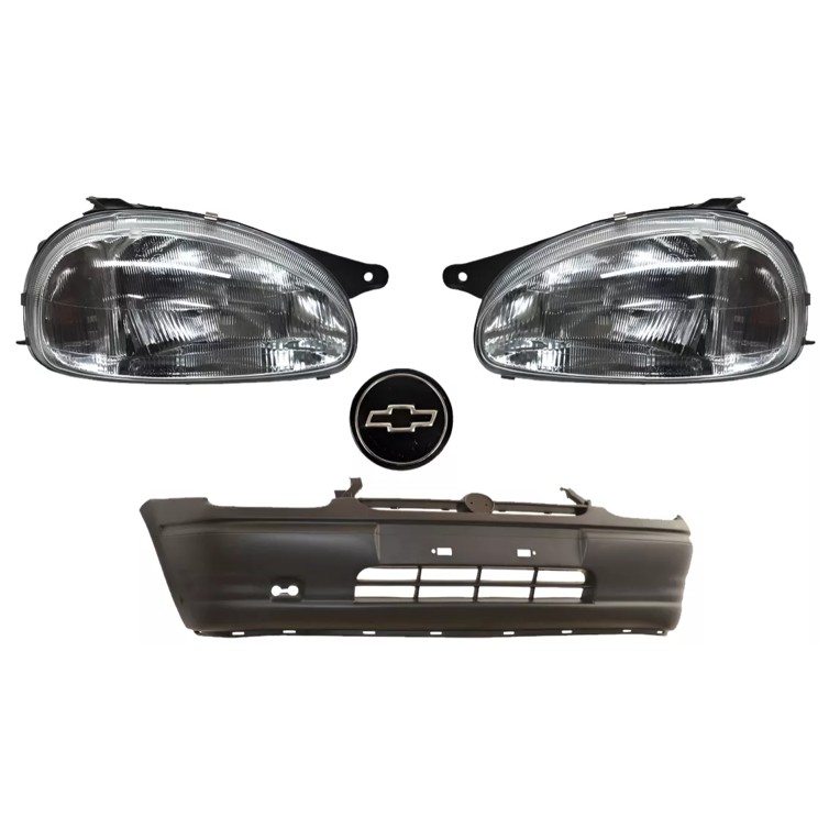Fascia Del Chevy 95 96 97 98 99 00 Con Faros Rayados Y Logo