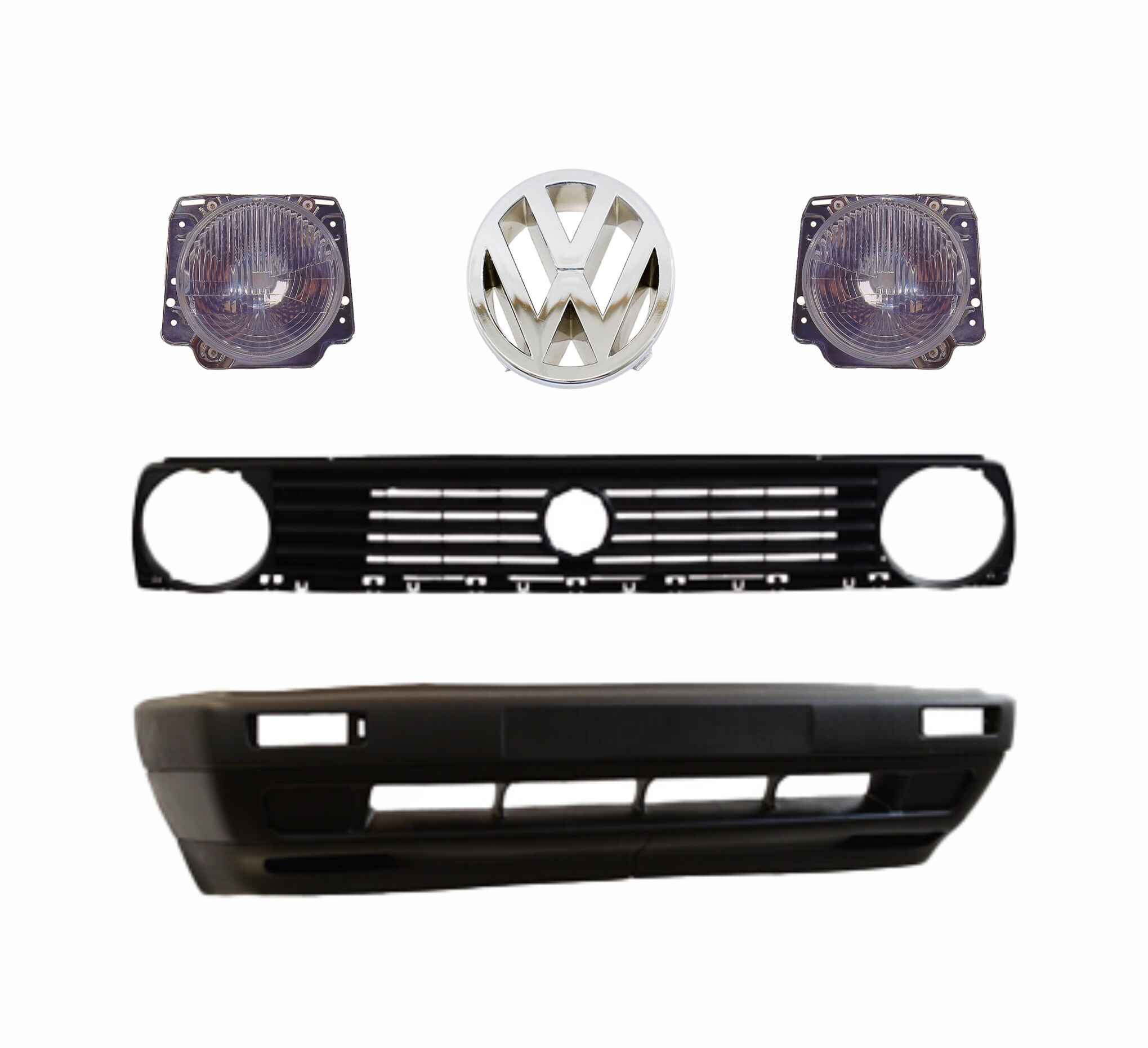 Foto 1 | Fascia Golf A2 88 89 90 91 92 Ancha Con Faros Y Parrilla