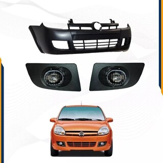 Foto 2 | Kit Fascia Delantera Con Faros De Niebla Chevy C-2 04 Al 08
