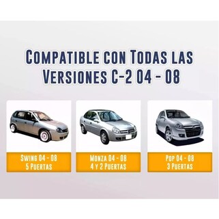 Foto 3 | Kit Fascia Delantera Con Faros De Niebla Chevy C-2 04 Al 08