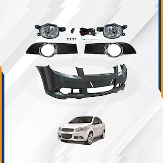 Foto 2 | Fascia Delantera Aveo 12 13 14 15 16 17 Con Faros De Niebla