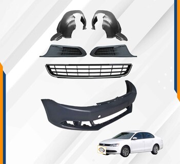 Foto 2 | Fascia Delantera Jetta 11-14 Con Rejillas Y Lodera