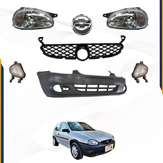 Foto 2 | Kit Chevy 01 - 03 Fascia Faros Parrilla Neblineros Y Emblema