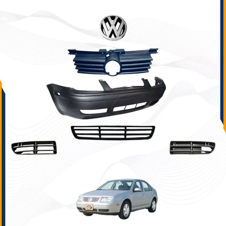 Foto 3 pulgar | Kit Vw Jetta A4 99 Al 07 Fascia Del Y Parrillas