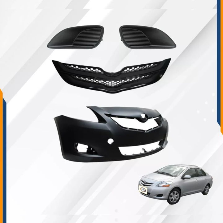 Foto 3 pulgar | Fascia Del Yaris Sedan 4pts Con Parrilla Y Rejillas 07 08 09