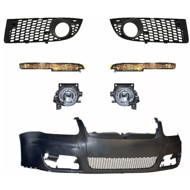 Fascia Jetta Clasico 08-16 Con Parrillas Cuarto Y Neblineros