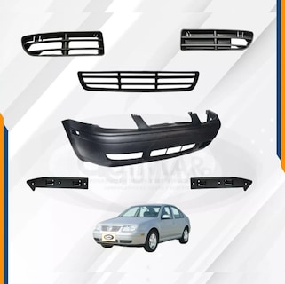 Foto 2 | Fascia Delantera Jetta A4 99 00 01 02 03 04 Con Rejillas