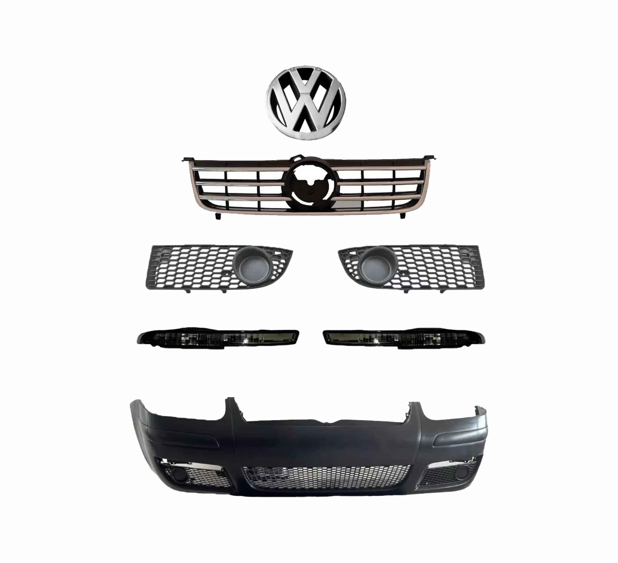 Fascia Clasico 08-15 Con Cuartos Negros Y Parrilla