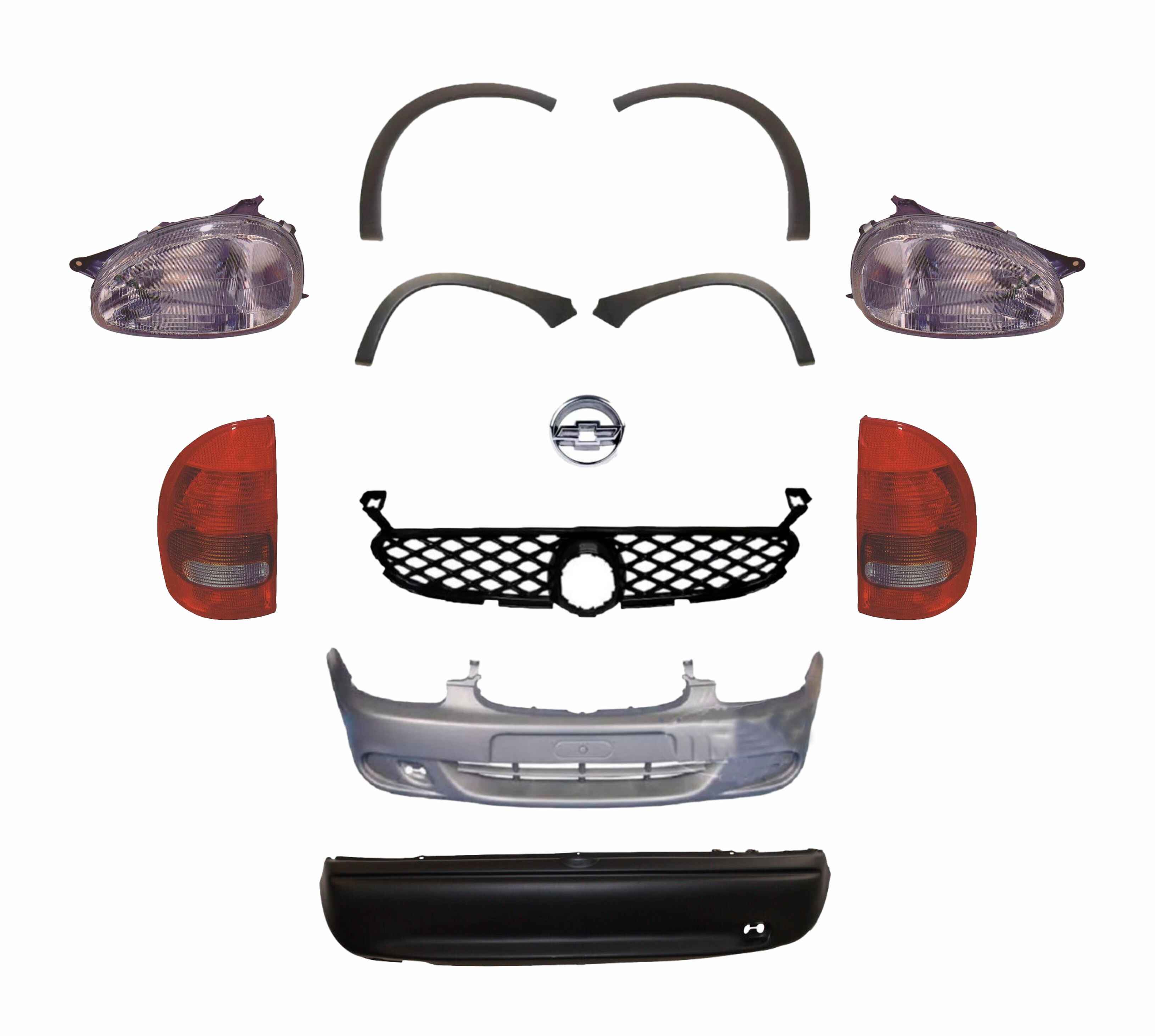 Fascia Del Y Tras Completa Chevy Swing 01 02 03
