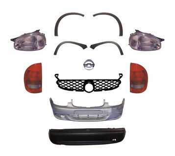 Foto 1 | Fascia Del Y Tras Completa Chevy Swing 01 02 03