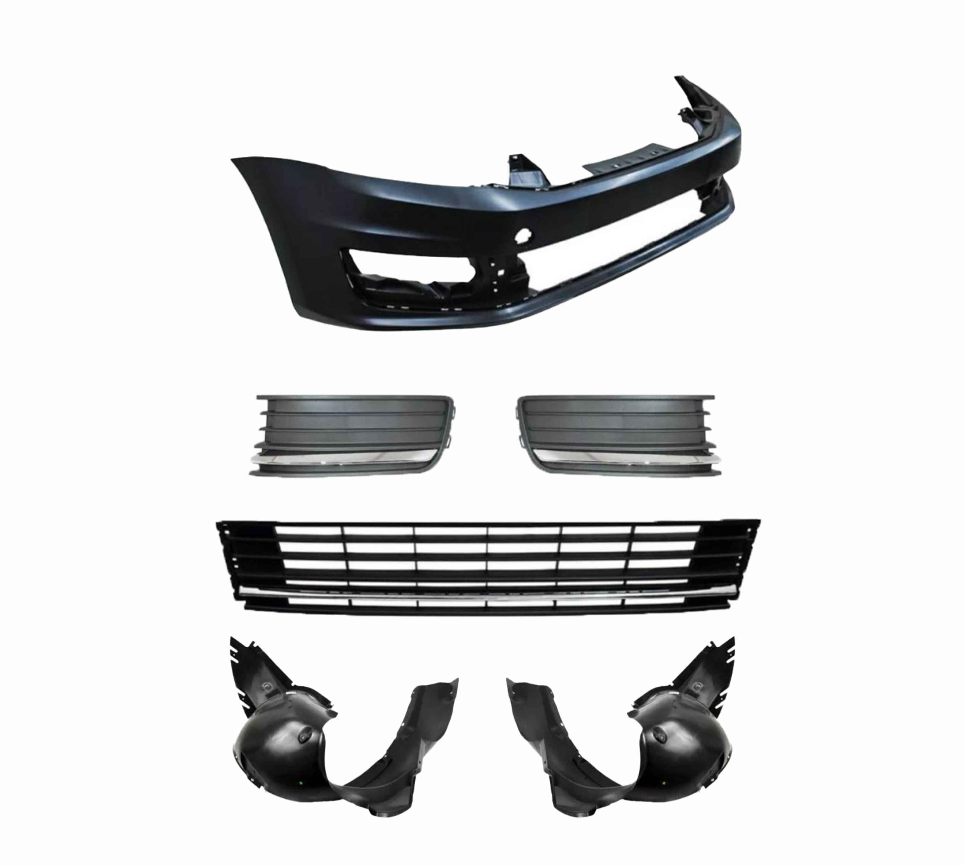 Fascia Delantera Vento 16 17 18 19 20 Con Rejillas Lisas Y Lodera