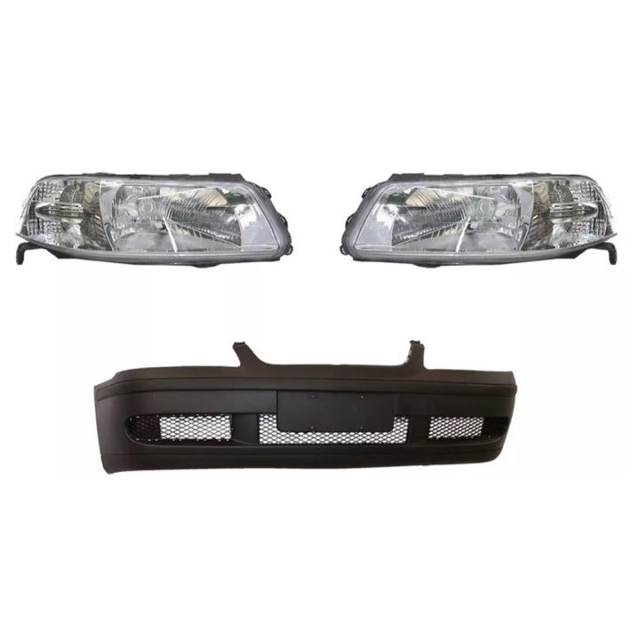 Fascia Del Pointer 00 01 02 03 04 05 Par Faros Cromados