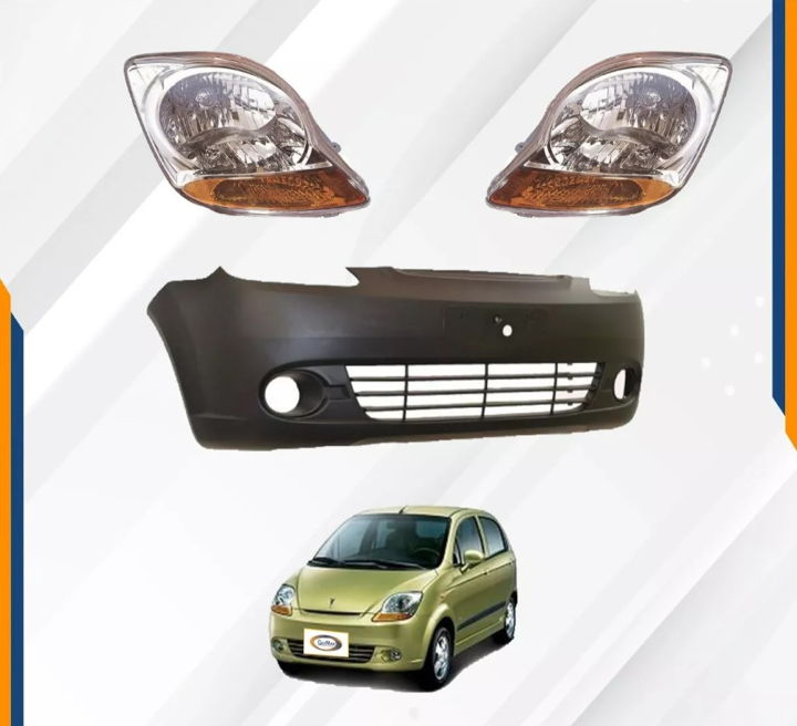 Foto 3 pulgar | Fascia Delantera Matiz 07 08 09 11 12 13 14 Con Faros