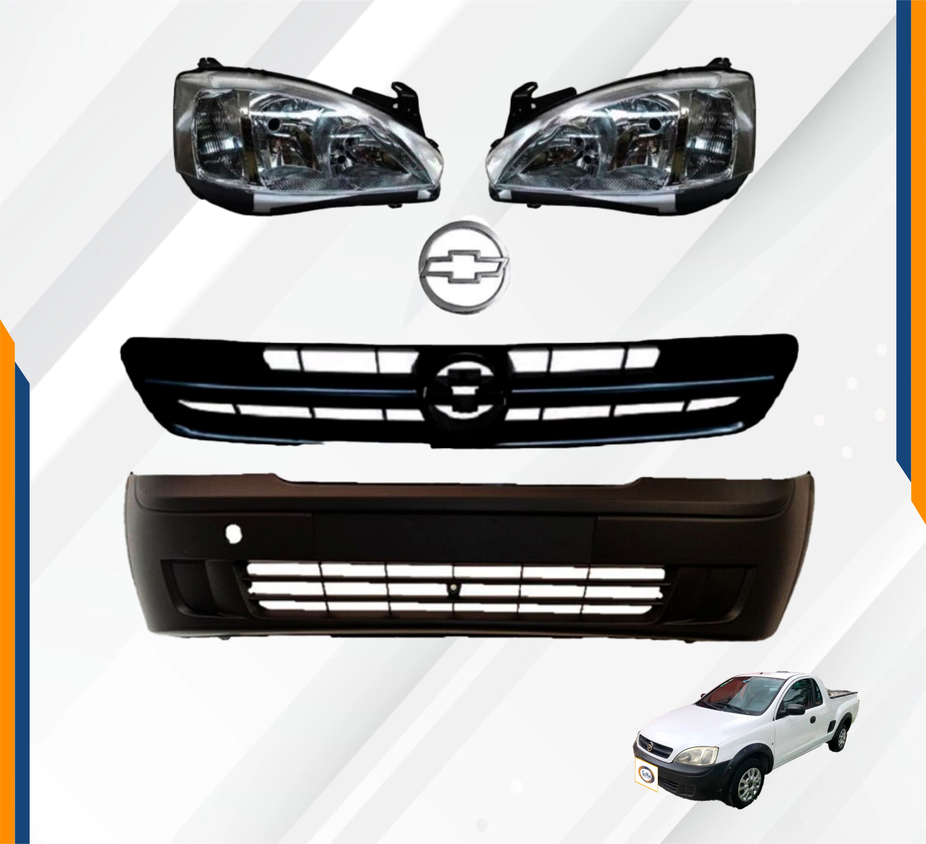Foto 2 | Fascia Del Tornado Completa Con Faros Y Parrilla 04-11