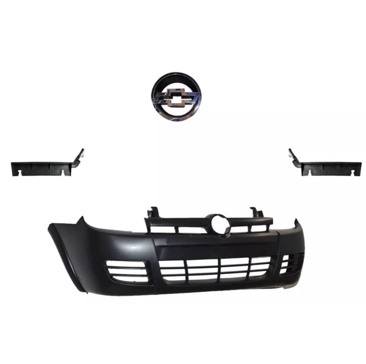 Kit Chevy C2 04 Al 08 Fascia Emblema Y Guias Fascia