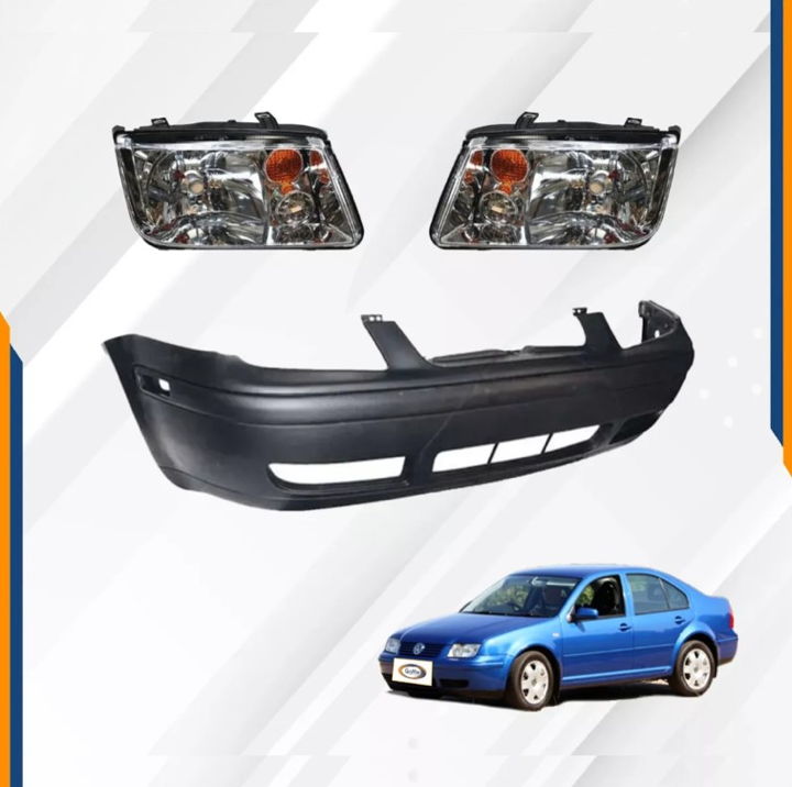 Foto 3 pulgar | Fascia Del Jetta A4 99 00 01 02 03 04 Con Faros Bola Ambar