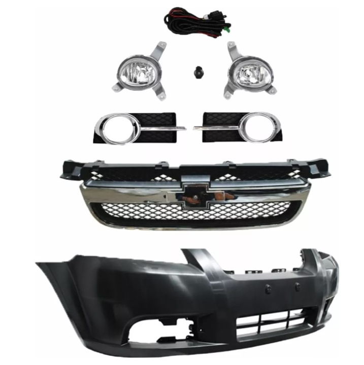 Foto 1 | Fascia Delantera Aveo 07-11 Con Faros Neblineros Y Parrilla