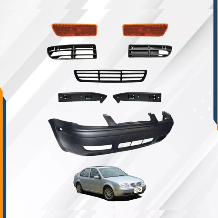 Foto 3 pulgar | Fascia Del Jetta A4 99 01 0203 04 05 Rejillas Y Cuartos
