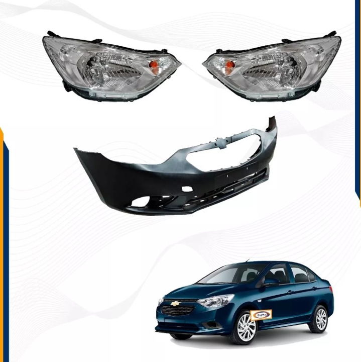 Foto 3 pulgar | Kit Fascia Con Faros Aveo 2018 Al 2022 Rpc