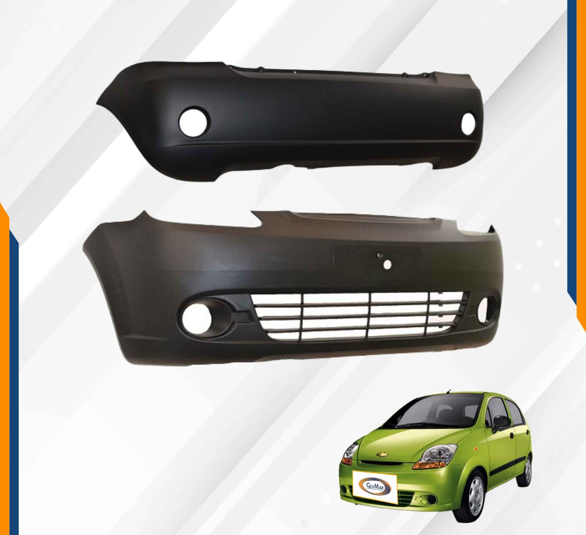 Foto 3 pulgar | Fascia Trasera Y Delantera Matiz 07 08 09 10 11 12 13 14 15