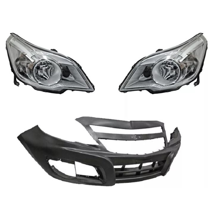 Kit Chevrolet Tornado 12 Al 19 Fascia Delantera Y Faros