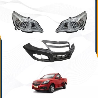 Foto 2 | Kit Chevrolet Tornado 12 Al 19 Fascia Delantera Y Faros