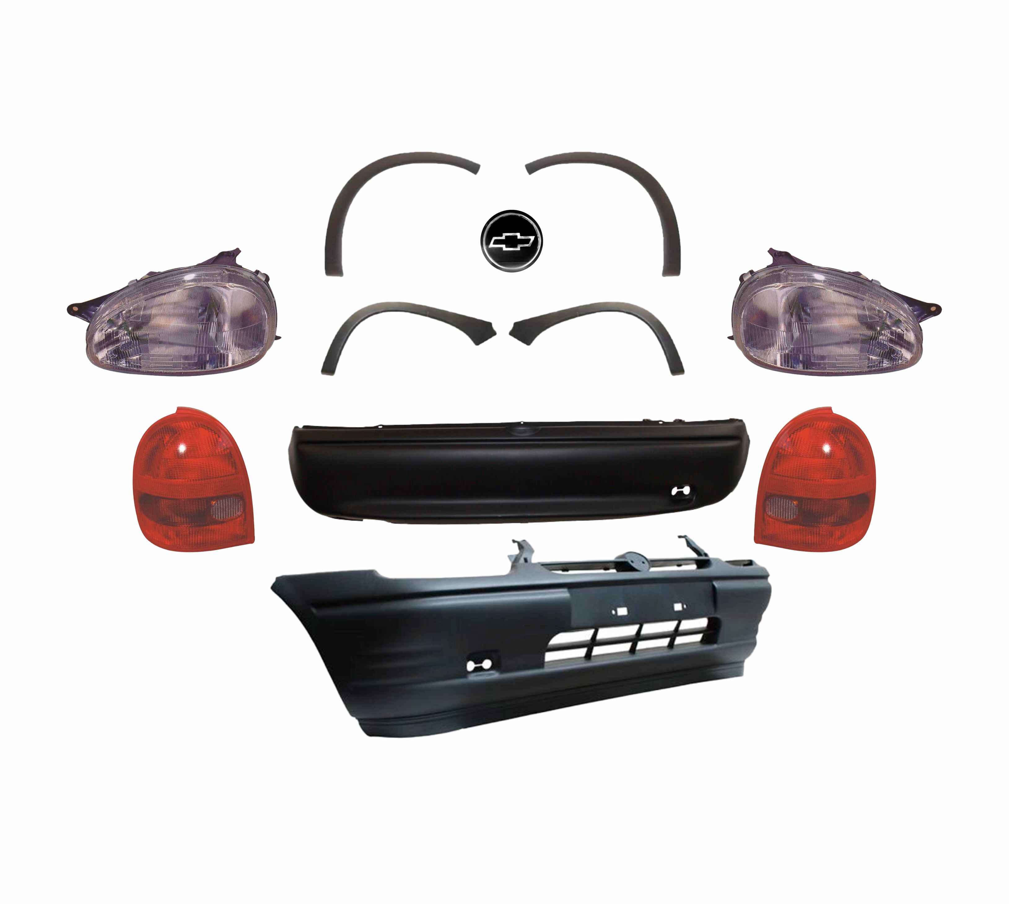 Fascia Del Y Tras Chevy 3 Pts 94 -00 Completas Y Cantoneras