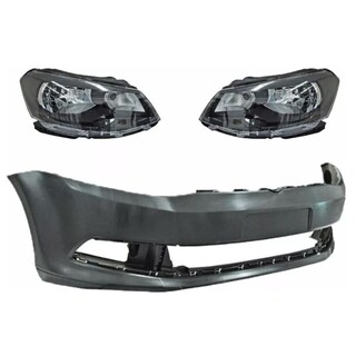 Foto 1 | Fascia Delantera Gol 13 14 15 16 Con Faros Negros 1 Foco