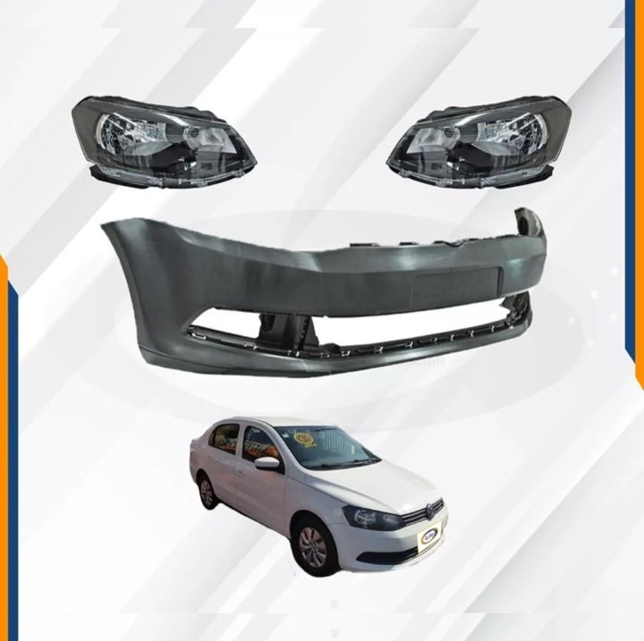 Foto 3 pulgar | Fascia Delantera Gol 13 14 15 16 Con Faros Negros 1 Foco