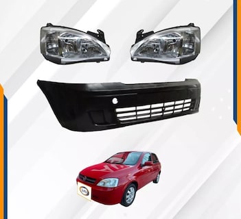 Foto 2 | Fascia Delantera Corsa 03 04 05 06 07 08 09 10 Con Faros