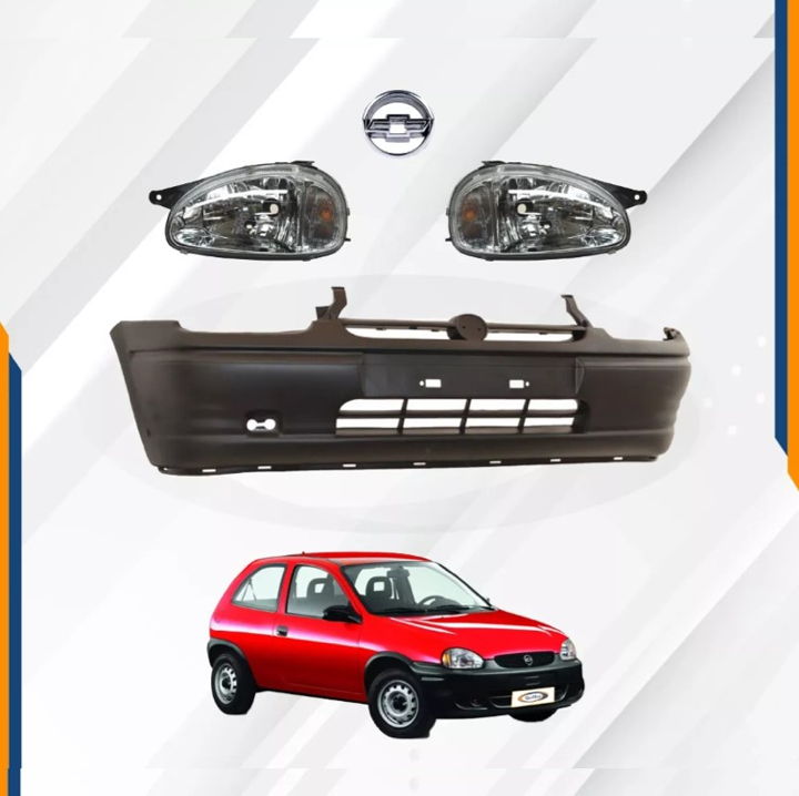 Foto 3 pulgar | Kit Fascia Chevy Y Faros 95-03