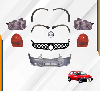 Foto 2 | Fascia Del Y Tras Completa Chevy 01 02 03 Con Cantoneras