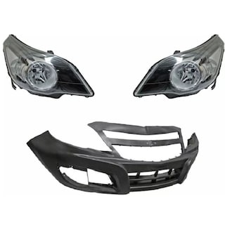 Foto 1 | Kit Tornado 12-18 Faros Negros Y Fascia Delantera